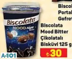ŞÖLEN BİSCOLATA MOOD BİTTER ÇİKOLATALI BİSKÜVİ 125 G